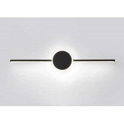 KINKIET ŁAZIENKOWY LED ROUND BLACK 80CM APP850-1W
