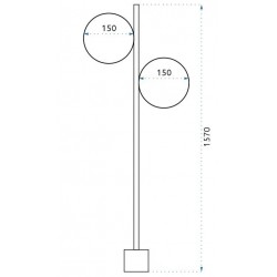 Lampa Stojąca Podłogowa APP916-2F