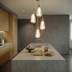 Lampa sufitowa wisząca LHJ120-CP jasne różowe złoto