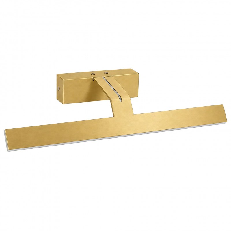 Kinkiet łazienkowy LED SWE007-1W 43cm Złoto szczotkowane