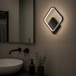 Kinkiet ścienny LED LHJ122-W Czarny