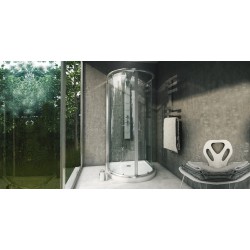 Kabina prysznicowa przezroczysta Romance 3 + Brodzik