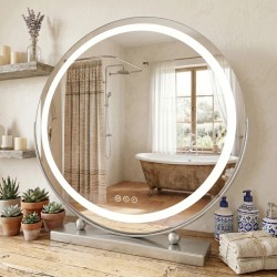 Lustro LED MAKE-UP Chrom 50 cm