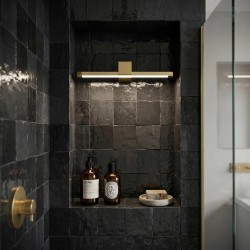 Kinkiet łazienkowy LED SWE043-1W 40 cm Złoty