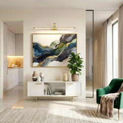 Kinkiet łazienkowy SWE021-1W 80cm Złoty