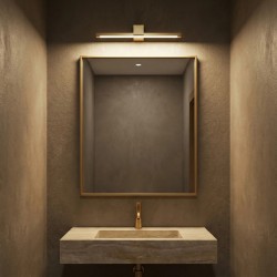 Kinkiet łazienkowy LED SWE046-1W 40 cm Złoty Szczotkowany