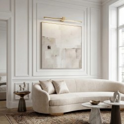 Kinkiet łazienkowy LED SWE048-1W 80 cm Złoty Szczotkowany