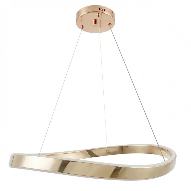 LAMPA SUFITOWA WISZĄCA SWE068-CP 80cm ZŁOTA