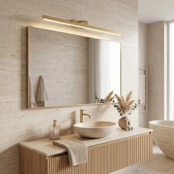 Kinkiet łazienkowy LED SWE009-1W 73cm Złoto szczotkowane