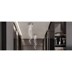 LAMPA KRYSZTAŁOWA PLAFON APP779-3C