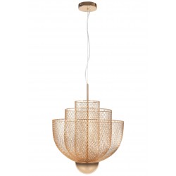 Lampa Sufitowa Wisząca Ażurowa APP888-CP Różowe Złoto