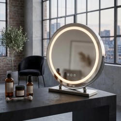 Lustro LED MAKE-UP Chrom 40 cm
