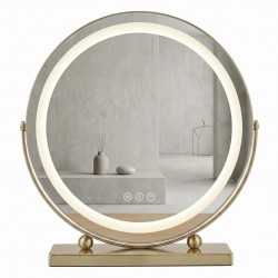 Lustro LED MAKE-UP L.Gold 40 cm