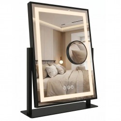 Lustro LED LUMI Black 30x40cm