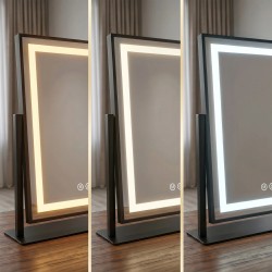 Lustro LED LUMI Black 30x40cm