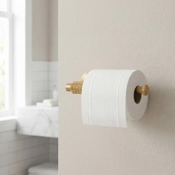 UCHWYT NA PAPIER TOALETOWY 29105 Rivo Złoty Szczotkowany