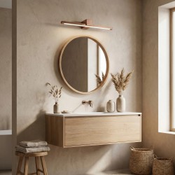 Kinkiet łazienkowy LED SWE053-1W 60 cm Miedź Szczotkowana