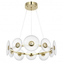 LAMPA SUFITOWA WISZĄCA SWE071-CP 60cm ZŁOTA