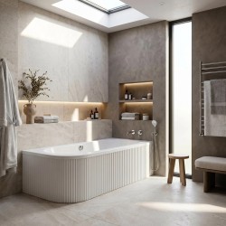 Wanna Akrylowa Narożna Rea Orion Stripe Prawa 170