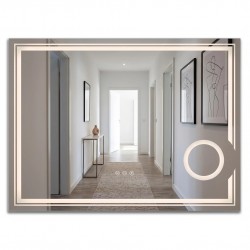 Lustro ścienne LED 80x60cm HAVEN
