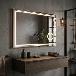 Lustro ścienne LED 80x60cm HAVEN