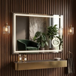 Lustro ścienne LED 80x60cm HAVEN