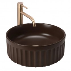 Umywalka nablatowa Rea DUO Espresso Matt