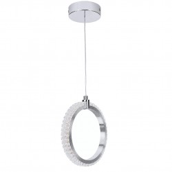 Lampa sufitowa wisząca LED LHJ126-W chrom