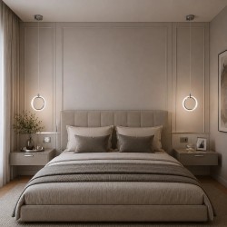 Lampa sufitowa wisząca LED LHJ126-W chrom