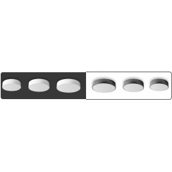Lampa Plafon 50cm Okrągła Sufitowa app645-5C Biała