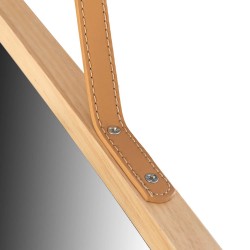 Lustro Asymetryczne drewniane  49 cm YMJZ20216
