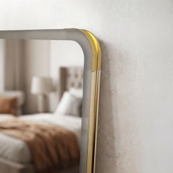 LUSTRO LED Classico 60x170cm Złoto Szczotkowane