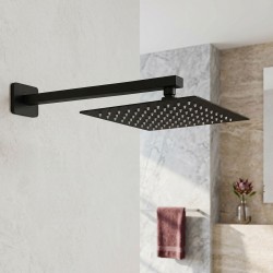 Deszczownica kwadratowa czarna REA JS-P015B 25cm Czarna