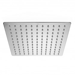 Deszczownica kwadratowa czarna REA JS-P015 25cm Chrom