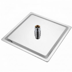 Deszczownica kwadratowa czarna REA JS-P015 25cm Chrom