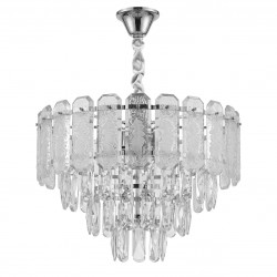 Lampa Wisząca z Kryształami SWE087-CP 40cm Chrom
