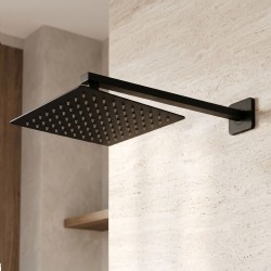 Ramię do deszczownicy kwadratowe REA JS-9022B 40cm Czarne