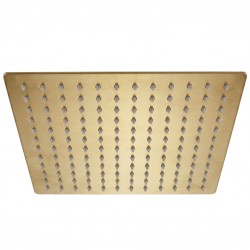 Deszczownica kwadratowa REA JS-P015BG 30cm Złota Szczotkowana