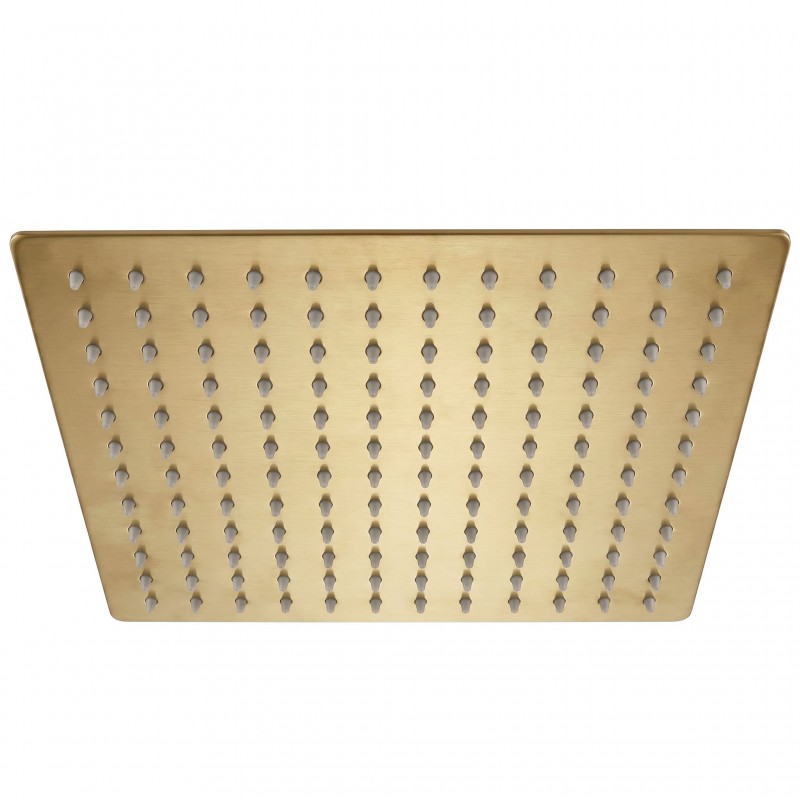 Deszczownica kwadratowa REA JS-P015BG 30cm Złota Szczotkowana