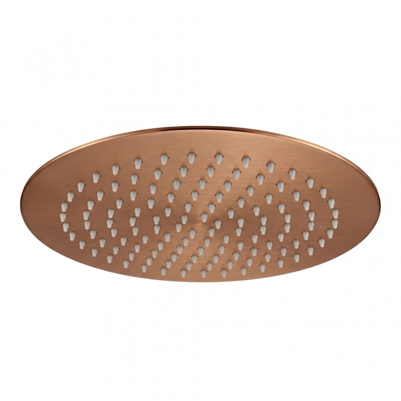Deszczownica okrągła REA JS-P014BRG 25cm Miedź Szczotkowana