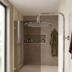 Deszczownica okrągła REA JS-P014 30cm Chrom