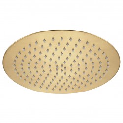 Deszczownica okrągła REA JS-P014BG 30cm Złota Szczotkowana