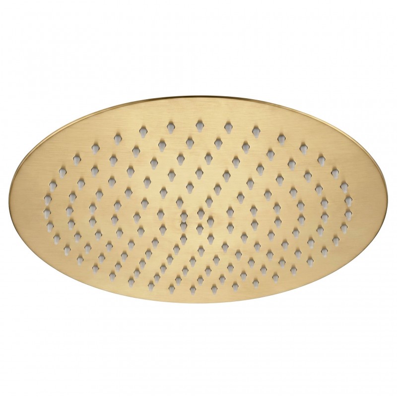 Deszczownica okrągła REA JS-P014BG 30cm Złota Szczotkowana