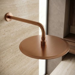 Deszczownica okrągła REA JS-P014BRG 30cm Miedź Szczotkowana