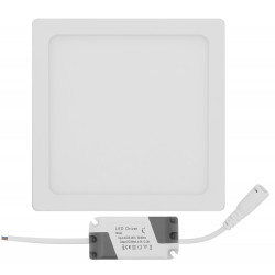 Panel LED natynkowy kwadratowy biały 12W barwa neutralna
