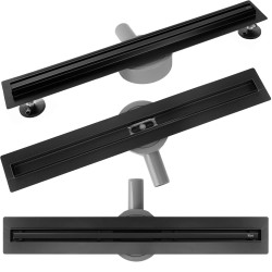 Odpływ Liniowy Rea Neox Slim Pro Czarny 60