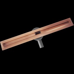 Odpływ Liniowy Rea Neox Slim Pro Brush Copper 100