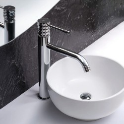 Bateria Umywalkowa Rea Lungo Diamond Chrom Wysoka