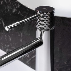 Bateria Umywalkowa Rea Lungo Diamond Chrom Wysoka