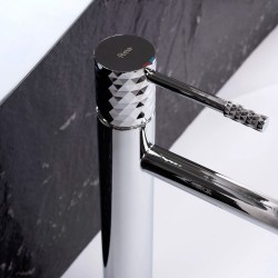 Bateria Umywalkowa Rea Lungo Diamond Chrom Wysoka